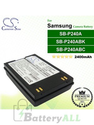 CS-SBP240A For Samsung Camera Battery Model SB-P240A / SB-P240ABC / SB-P240ABK