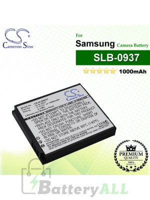 CS-SLB0937 For Samsung Camera Battery Model SLB-0937