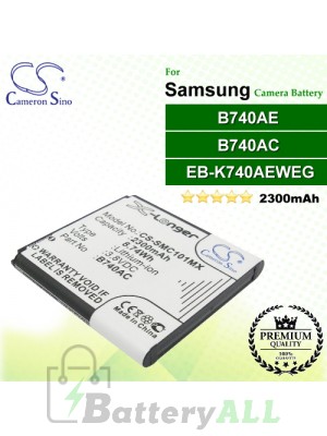 CS-SMC101MX For Samsung Camera Battery Model B740AC / B740AE / EB-K740AEWEG