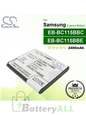 CS-SMC115MX For Samsung Camera Battery Model EB-BC115BBC / EB-BC115BBE