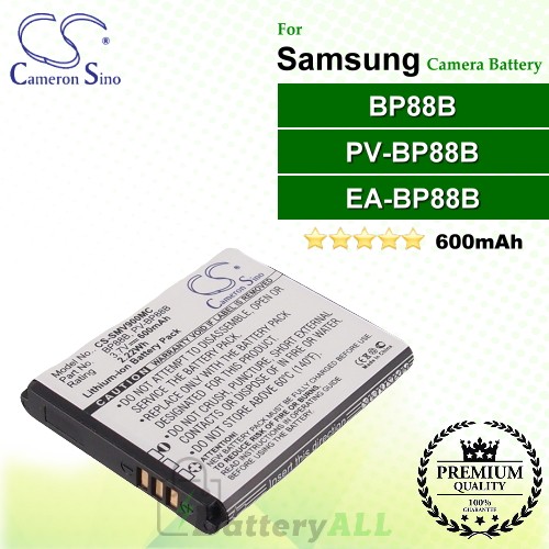 CS-SMV900MC For Samsung Camera Battery Model BP88B / EA-BP88B / PV-BP88B