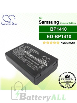 CS-SMX300MC For Samsung Camera Battery Model BP1410 / ED-BP1410