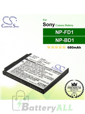 CS-BD1 For Sony Camera Battery Model NP-BD1 / NP-FD1