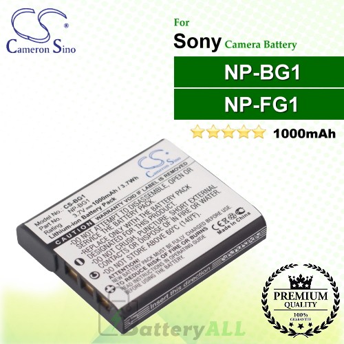 CS-BG1 For Sony Camera Battery Model NP-BG1 / NP-FG1