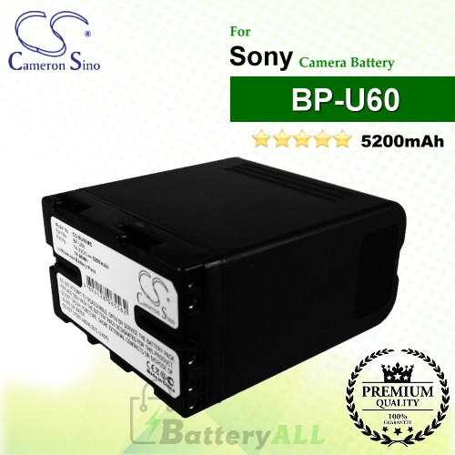 CS-BU60MC For Sony Camera Battery Model BP-U60