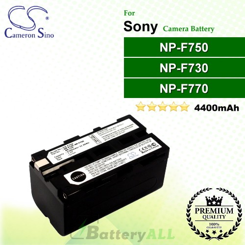 CS-F750 For Sony Camera Battery Model NP-F730 / NP-F750 / NP-F770
