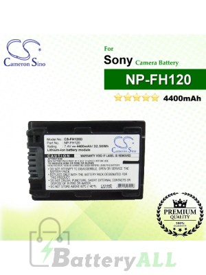 CS-FH120D For Sony Camera Battery Model NP-FH120