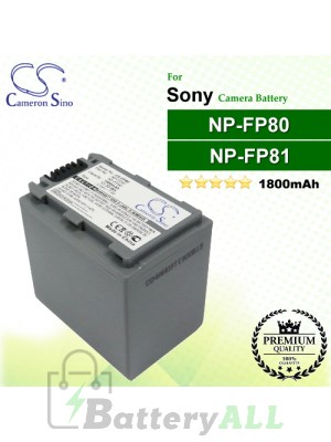 CS-FP80 For Sony Camera Battery Model NP-FP80 / NP-FP81