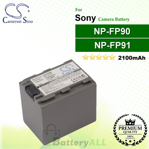 CS-FP90 For Sony Camera Battery Model NP-FP90 / NP-FP91
