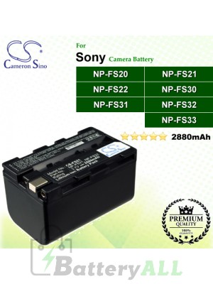 CS-FS21 For Sony Camera Battery Model NP-FS20 / NP-FS21 / NP-FS22