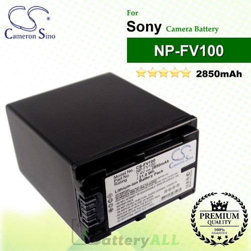 CS-FV100 For Sony Camera Battery Model NP-FV100