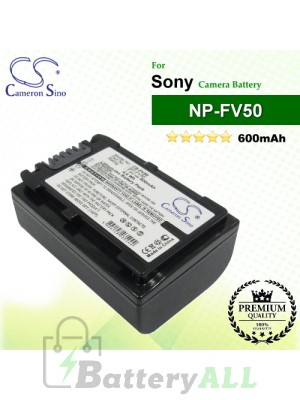 CS-FV50 For Sony Camera Battery Model NP-FV50
