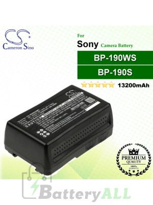 CS-SDW850MC For Sony Camera Battery Model BP-190S / BP-190WS / BP-C190S