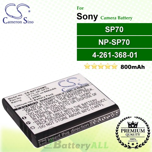 CS-SNT200MC For Sony Camera Battery Model 4-261-368-01 / NP-SP70 / SP70 / SP70A / SP70B