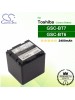 CS-TOBT7 For Toshiba Camera Battery Model GSC-BT6 / GSC-BT7