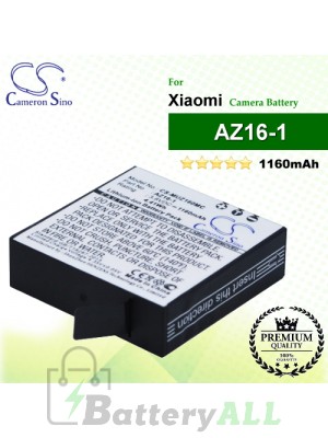 CS-MUZ160MC For Xiaomi Camera Battery Model AZ16-1