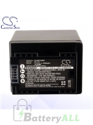 CS Battery for Canon Legria HF R506 Battery 4450mah CA-BP745MC