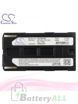 CS Battery for Canon GL1 / GL2 / MV1 / MV10 / MV10i / MV20 Battery 5500mah CA-BP945