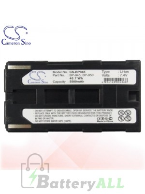 CS Battery for Canon UC-X30Hi / UC-X40Hi / UC-X45Hi / UC-X50 Battery 5500mah CA-BP945