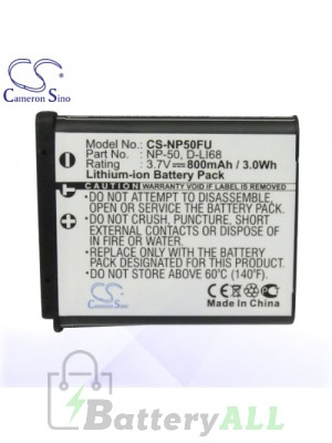 CS Battery for Fujifilm FinePix F550EXR / F600EXR / F605EXR Battery 800mah CA-NP50FU