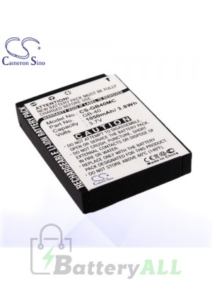 CS Battery for GE GB-40 / GE E1030 / GE E1040 / GE E1240 Battery 1050mah CA-GB40MC