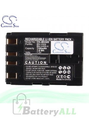 CS Battery for JVC GR-D225EK / GR-D228 / GR-D230 / GR-D230EK Battery 1100mah CA-JBV408