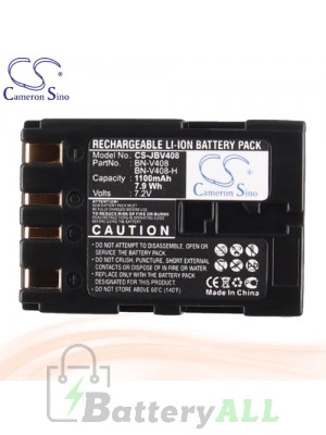 CS Battery for JVC GR-DVL100EG / GR-DVL100EK / GR-DVL100U Battery 1100mah CA-JBV408