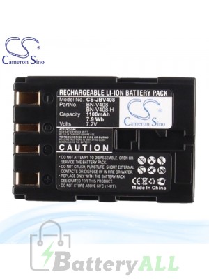 CS Battery for JVC GR-DVL145 / GR-DVL145EG / GR-DVL145EK Battery 1100mah CA-JBV408