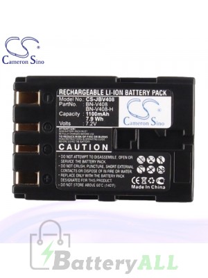 CS Battery for JVC GR-DVL167 / GR-DVL167EG / GR-DVL167EK Battery 1100mah CA-JBV408