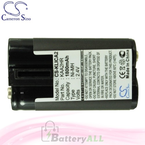 CS Battery for Kodak EasyShare CW330 / CX7530 / DX3700 Battery 1800mah CA-KLICA2