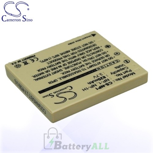 CS Battery for Minolta NP-1 / NP-1H / MBH-NP-1 / Dimage X1 Battery 820mah CA-NP1