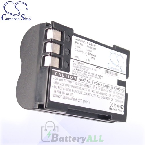 CS Battery for Olympus Evolt E-500 / E-510 / E-520 Battery 1500mah CA-BLM1