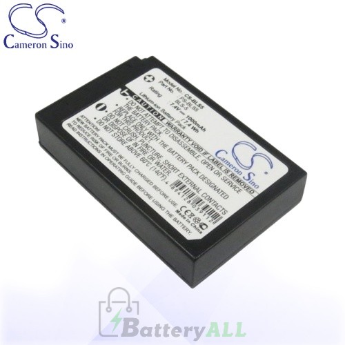 CS Battery for Olympus BLS-5 / BLS-50 / PS-BLS5 Battery 1000mah CA-BLS5