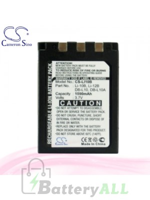CS Battery for Olympus u10 u15 u20 u25 u30 u300 Digital Battery 1090mah CA-LI10B