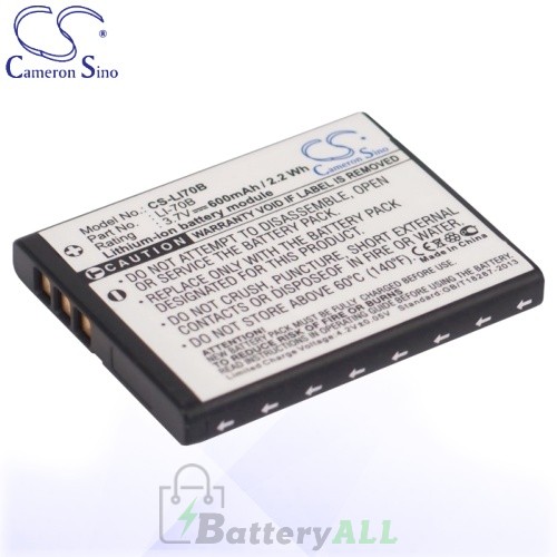 CS Battery for Olympus Li-70B / Olympus FE-4020 / FE-4040 Battery 600mah CA-LI70B