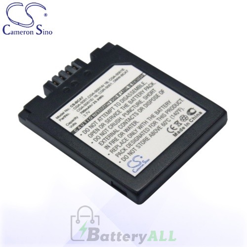 CS Battery for Panasonic CGA-S001 / CGA-S001A/1B / CGA-S001E Battery 700mah CA-BCA7