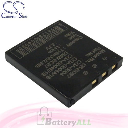 CS Battery for Panasonic DMC-FX7T / DMC-FX7W / Lumix DMC-FX2 Battery 710mah CA-BCB7