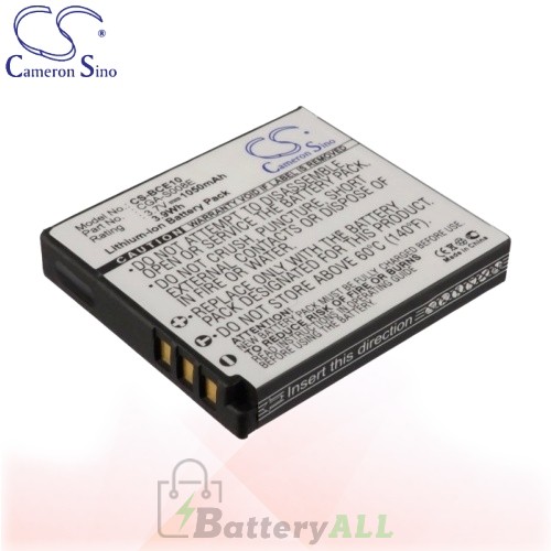 CS Battery for Panasonic Lumix DMC-FS3EG-K / DMC-FS3EG-P Battery 1050mah CA-BCE10