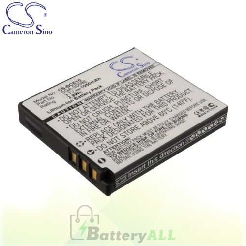 CS Battery for Panasonic Lumix DMC-FX30EF-K / DMC-FX30EF-S Battery 1050mah CA-BCE10
