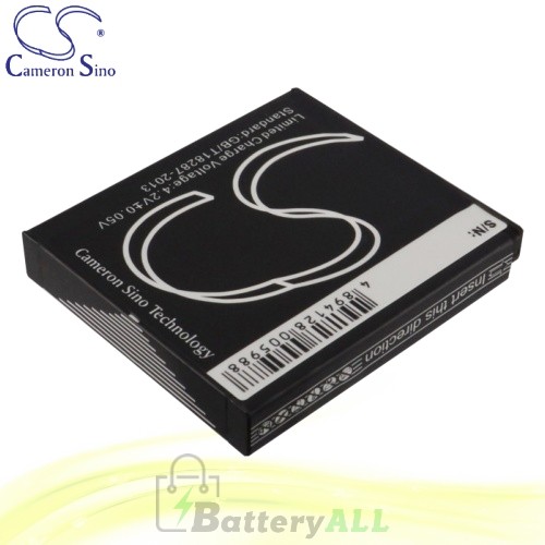CS Battery for Panasonic Lumix DMC-FX33EG-K / DMC-FX33EG-S Battery 1050mah CA-BCE10