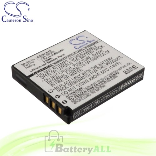 CS Battery for Panasonic Lumix DMC-FX55EF-S / DMC-FX55EG Battery 1050mah CA-BCE10