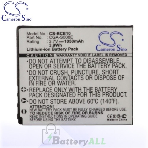 CS Battery for Panasonic HM-TA1H / HM-TA1R / HM-TA1V Battery 1050mah CA-BCE10