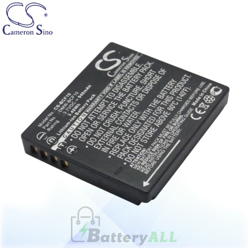 CS Battery for Panasonic Lumix DMC-TS10R / DMC-TS10S Battery 940mah CA-BCF10