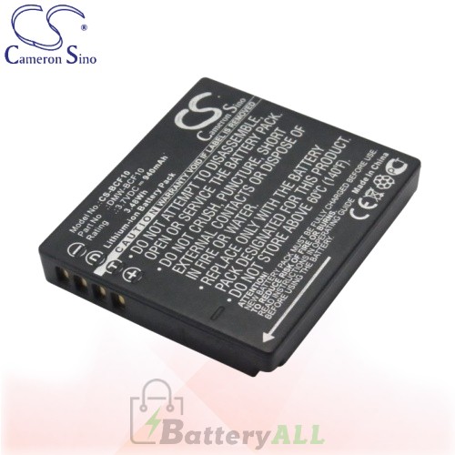 CS Battery for Panasonic Lumix DMC-FP8K / DMC-FP8N / DMC-FP8P Battery 940mah CA-BCF10