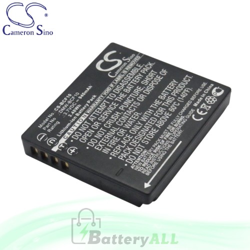 CS Battery for Panasonic Lumix DMC-FS4K / DMC-FH22S / DMC-FS6A Battery 940mah CA-BCF10