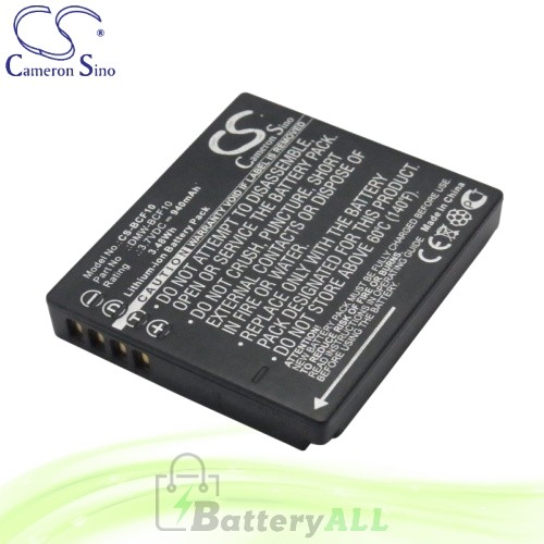 CS Battery for Panasonic Lumix DMC-FS62EG-K / DMC-FS62EG-P Battery 940mah CA-BCF10