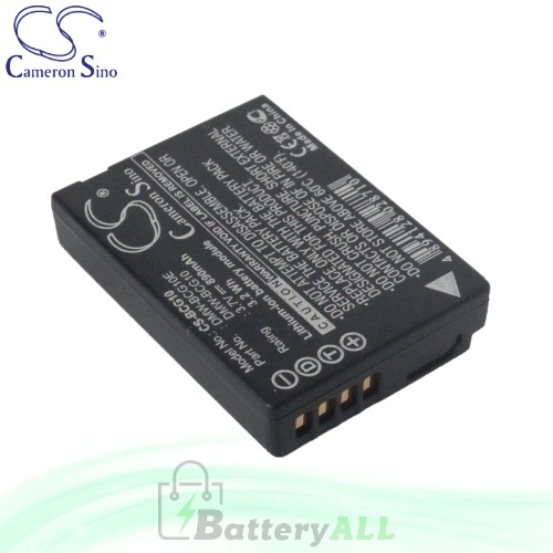 CS Battery for Panasonic Lumix DMC-TZ7EG-T / DMC-TZ7S Battery 890mah CA-BCG10