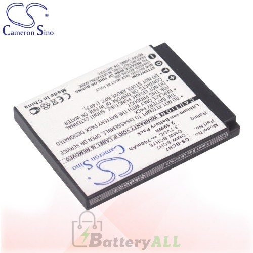 CS Battery for Panasonic Lumix DMC-FP3K / DMC-FP3KA / DMC-FP3N Battery 690mah CA-BCH7