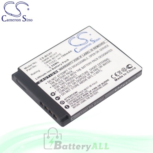 CS Battery for Panasonic Lumix DMC-FT10R / DMC-FT10EB-K Battery 690mah CA-BCH7