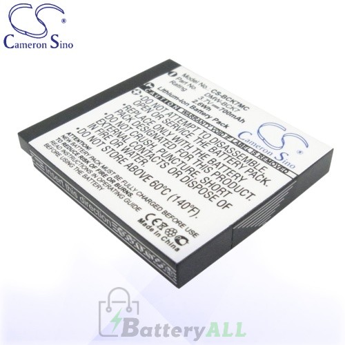 CS Battery for Panasonic VW-BCK7 / DMW-BCK7 / NCA-YN101F Battery 700mah CA-BCK7MC